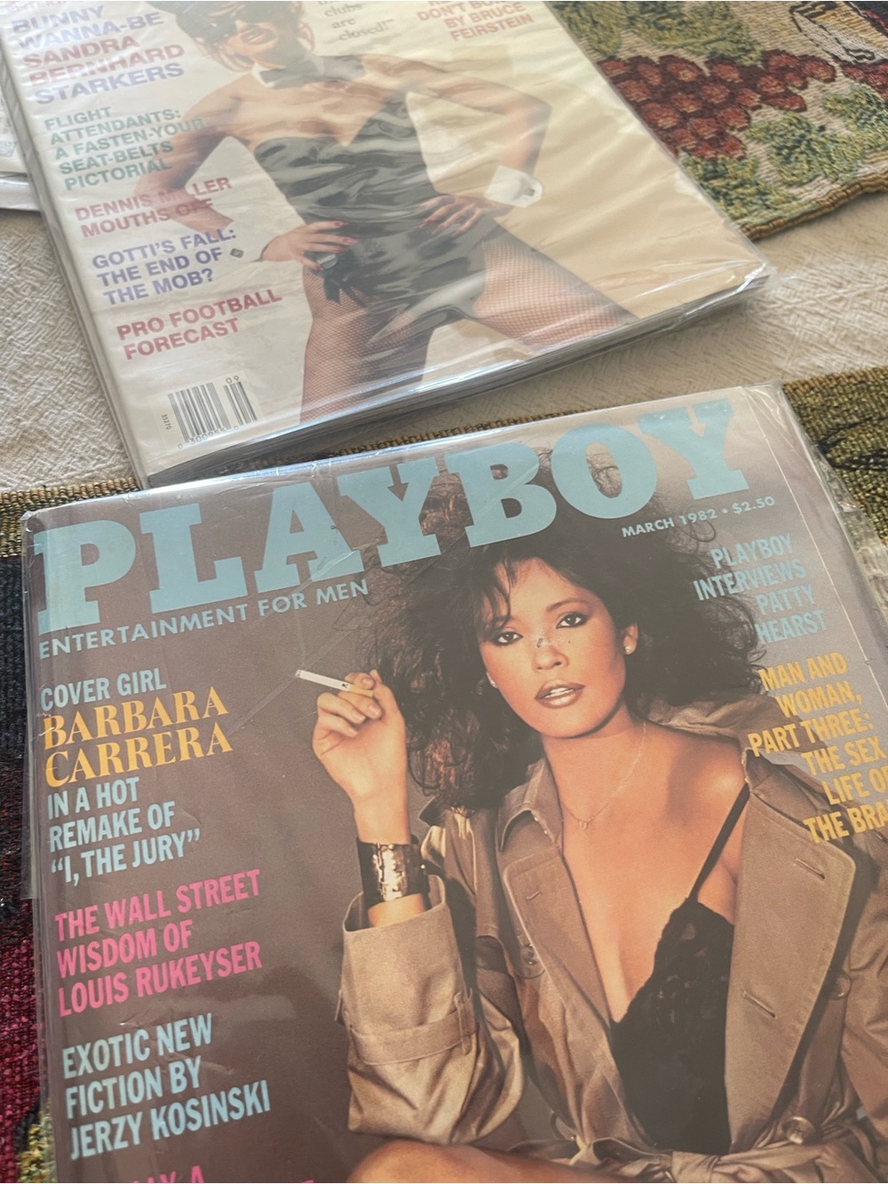 Playboy Magazine March 1982 Barbara Carrera Karen Witter Patty Hearst Vintage